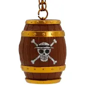 One Piece Unisexe, Porte-clés, Portachiavi One Piece Barile, Multicolore
