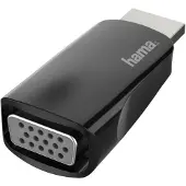 Hama Adaptateur vidéo, fiche mâle HDMI - f. femelle VGA, Full-HD 1080p