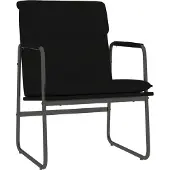 vidaXL Chaise Longue Noir 55x64x80 Cm Similicuir