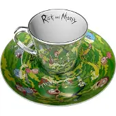 GB eye Set Tazza / Piatto - Rick and Morty : Portal, Tasse, Multicolore