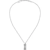 Maserati Jm423avd20 Necklace Argenté Homme