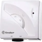 Finder Thermostat d'ambiance , mécanique, avec interrupteur MARCHE/ARRÊT, 1 pièce.