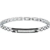 Maserati Jm423aty 21.5 Cm Bracelet Argenté Homme