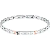 Maserati Jm423aty-19 21.5 Cm Bracelet Argenté Homme