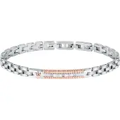 Maserati Jm423aty-18 21.5 Cm Bracelet Argenté Homme