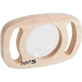 TickiT Easy Hold, 185 mm, 20 mm, 120 mm, loupe à main, bois, hévéa