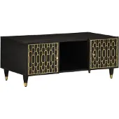 vidaXL Table basse 100x54x40 cm bois de manguier massif