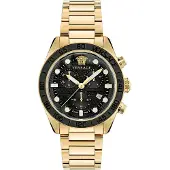 Versace Ve6k00523 43mm 10atm Quartz Analogical Watch Doré Homme