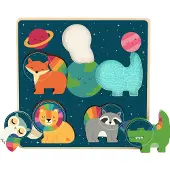 Vilac Puzzle - bois - 5 Briques - La chambre - - UneTaille - Puzzle
