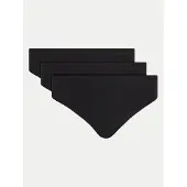 DKNY Litewear Cut Anywhere Hipster Panties 3 Units Noir S Femme
