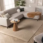 De Onlinewinkelier b.v. Volero - Tapis en laine - Bliss Beige/Marron - 140x200 cm