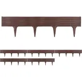 Deuba Bordure de jardin brun 3,9m brun