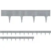 Deuba 15,6m Bordure de jardin gris