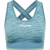 Hummel Soutien-gorge de sport 'MT Saga' bleu / blanc