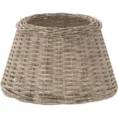 vidaXL Abat-jour marron Ø50x30 cm osier