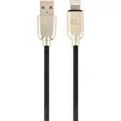 Cablexpert CC-USB2R-AMLM-1M câble Lightning Noir