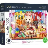 Trefl S.CENA Puzzles - _1000 UFT_ - Puppy Puppets