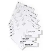 Durable Insert papier, pour 149 x 52,5 mm, 50 pancartes