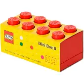LEGO Boîte de Rangement Lego Mini Brick 8 Rouge