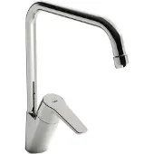 Oras Robinet d'évier Saga avec bec haut orientable. Raccord de tuyau.