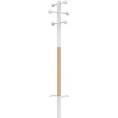 Unilux Porte-manteau ACCESS 6 Patères Hêtre Blanc