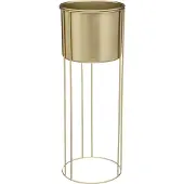 Atmosphera Set x 2 Pot Métal Doré Art Max H 58