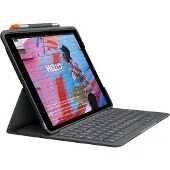 Logitech Slim Folio QWERTY Anglais britannique Bluetooth Gris
