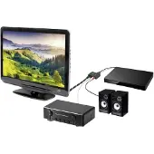 Techly HDMI Audio-Extractor auf Toslink und RCA