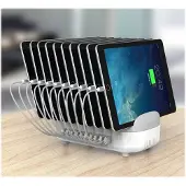 Compulocks 10 Port Usb Chargind Docking Station Argenté