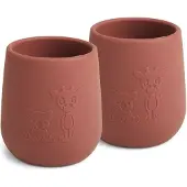 Usorteret Abel Silicone Cup 2-Pack - acajou (NU112)