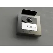 M-E Modern-Electronics Vdv-2010 S Interphone Vidéo Filaire, Rfid Station Extérieure Argent Y625142