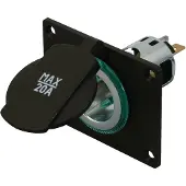 Pro Car Prise encastrée dans l'allume-cigare 68141000, 12...24 V, 20 A, Adaptateur pour véhicule, Noir