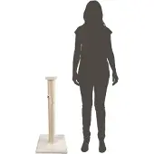 Dogman Colonne griffoir Sally (90 cm, Blanc)