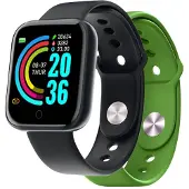 Celly Montre intelligente Trainerbeat avec deux bracelets Noir + Orange