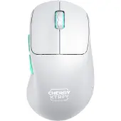 XTRFY M64 - Souris - ergonomique - optique - 5 boutons - sans fil - 2,4 GHz - récepteur sans fil (USB) - noir (CX-M64W-WHITE)