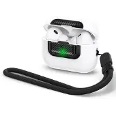 Spigen ASD06156 (Manchon pour casque d'écoute), Étui pour écouteurs + casque, Blanc, Noir