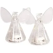 Sirius Home Iris angel 2 pcs. H10cm, 5LED, Clear (2x)