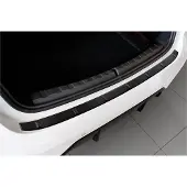 Avisa Protection de pare-chocs arrière en acier inoxydable noir mat, compatible avec la BMW Série 3 G20 Berline Pack M 2019- « Ribs »