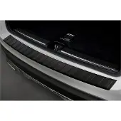 Avisa Protection de pare-chocs arrière en acier inoxydable noir mat, compatible avec la Mercedes GLC 5 portes 2015-2019 et FL 2019- « Ribs »