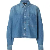 G-Star Chemise Boxy Relaxed One-Pocket - Bleu moyen - Femmes