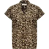 Deeluxe Alizia Short Sleeve Blouse Beige XS Femme
