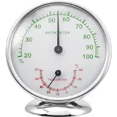 Renkforce 6510 Alu Thermo-/Hygromètre Aluminium 6510 Alu