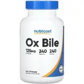 Nutricost , Bile de Bœuf, 125 mg, 240 Gélules