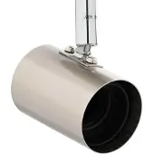 vidaXL Spot de plafond avec spots Nickel 73 x 6,5 x 11,5 cm Métal