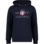 Gant Sweat-shirt marine / gris clair / rouge / blanc