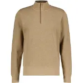 Gant pour homme. 2068028 Sacker Rib half-zip sweatshirt marron (L), Casuel, Coton, Manche longue