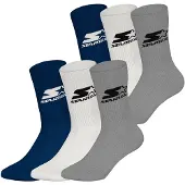 Starter Chaussettes bleu marine / gris chiné / noir / blanc