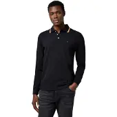 Wrangler 112371505 Regular Fit Long Sleeve Polo Noir M Homme