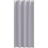 vidaXL Rideaux occultants avec anneaux 2 pcs gris métallisé