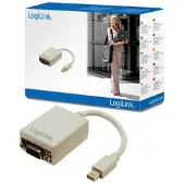 2Direct Mini DisplayPort vers VGA (Mini DP, 9 cm), Adaptateur données + vidéo, Blanc